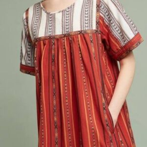 Kopal Kani Babydoll Tunic Dress • Anthropologie • Large Petite